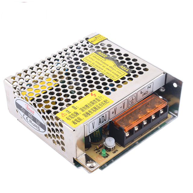 S-25 25W AC-DC Enclosed Switching Power Supply For CCTV Camera