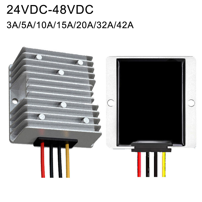 24VDC to 48VDC 3A to 42A Non-isolated Waterproof Step-up DC-DC Converter For Golf Car