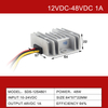 12V to 48V 1A to 20A Waterproof Boost DC-DC Power Supply Converter for Car