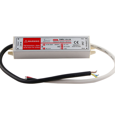 SMV-10 Constant Voltage 10W 12V/15V/24V Output LED Driver