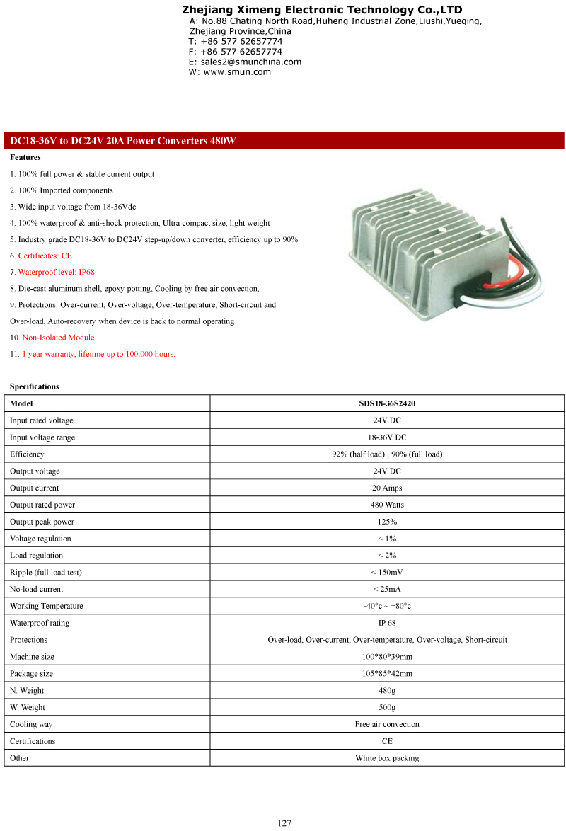 SDS18-36S2420