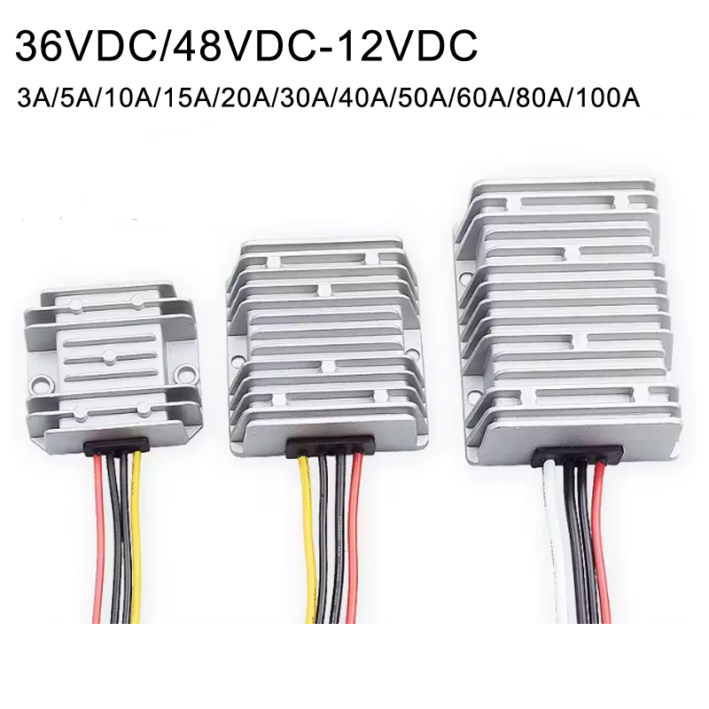 36V/48V to 12V 3A to 100A Step Down Buck DC DC Power Supply Converter for Electric Vehicle