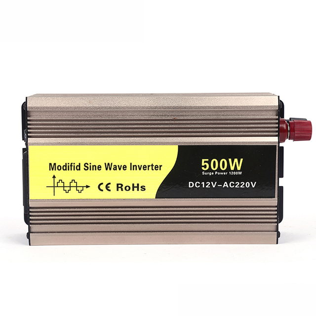 DC12V/24V/48V 500W 修正正弦波太陽光発電インバーター