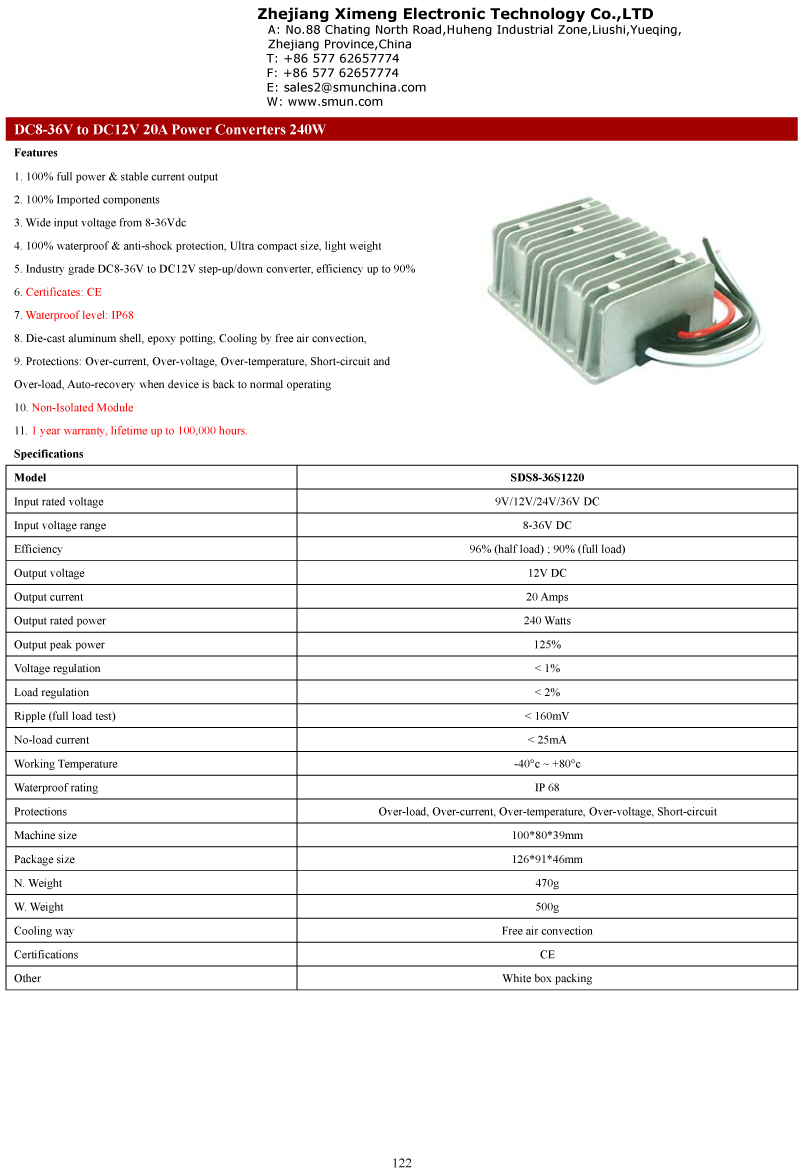 SDS8-36S1220