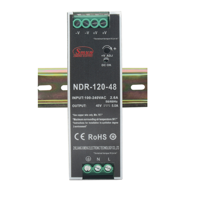 NDR-120 120W Din Rail Power Supple