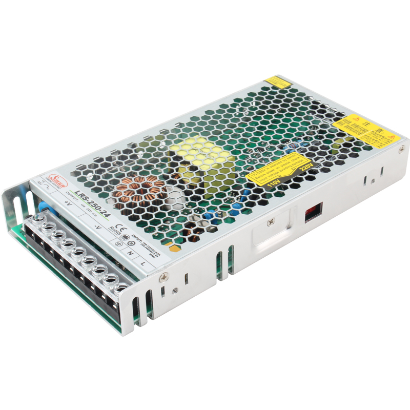 LRS Series 35W/50W/60W/75W/100W/120W/150W/200W/250W/350W/400W/500W/600W Enclosed Switching Power Supply 