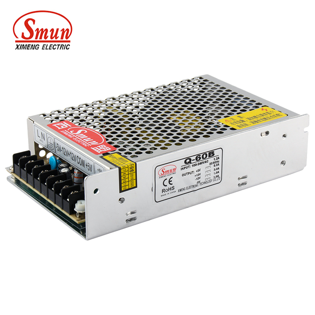 Q-60B 5V8A 12V2A -5V1A -12V1A Дөрвөн гаралттай шилжих тэжээлийн хангамж