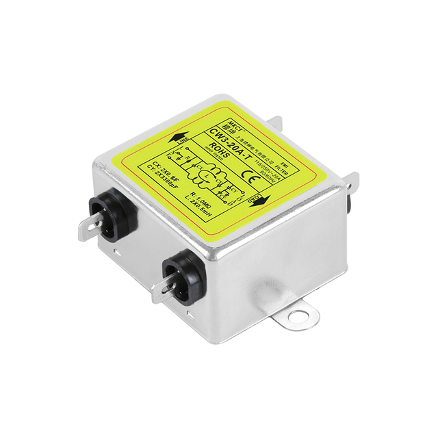 CW3/CW4-3A/6A/10A/20A/30A-T Insert Connection Single-Phase General Purpose Single Pole or Bipolar Power Filter EMI Filter