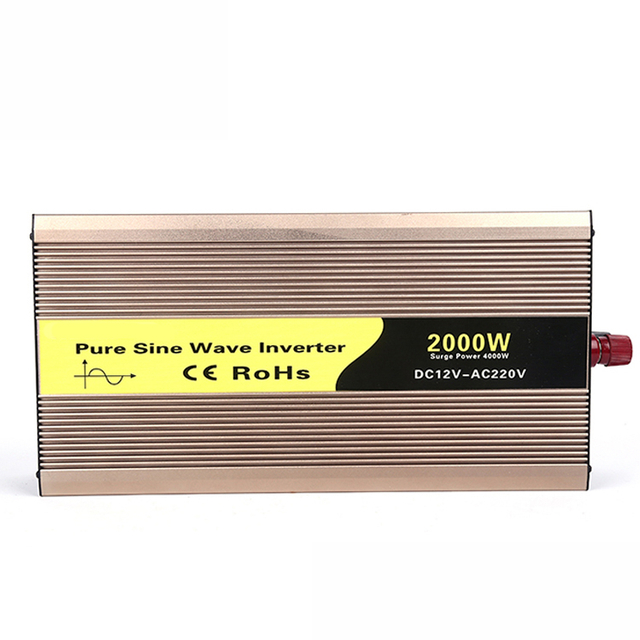 2000W 純粋な正弦波太陽光発電インバーター