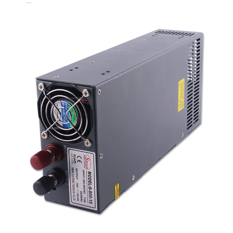 S-1200 1200W Enclosed Single Power Supply With DC Fan