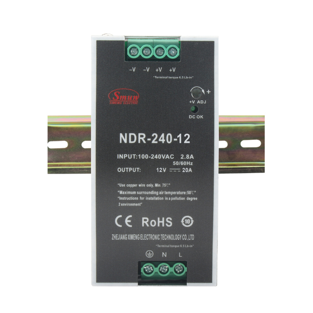 NDR-240 240W DIN レール電源