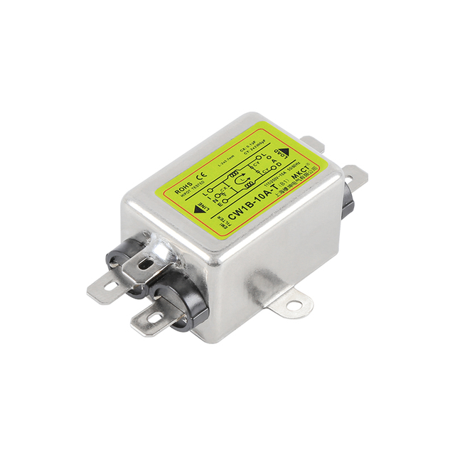 CW1B-1A/3A/6A/10A-T(B2) /T(B1) 115/250VAC Insert Connection Type Single-Phase EMI Power Filter