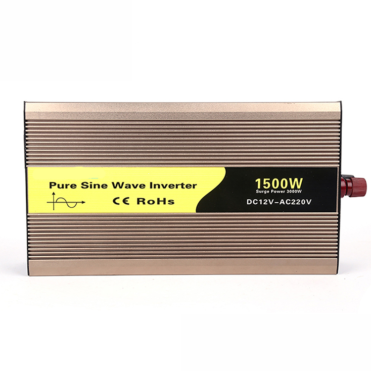 Biến tần xe cộ sóng sin tinh khiết 1500W 12VDC/220VAC 50/60Hz 