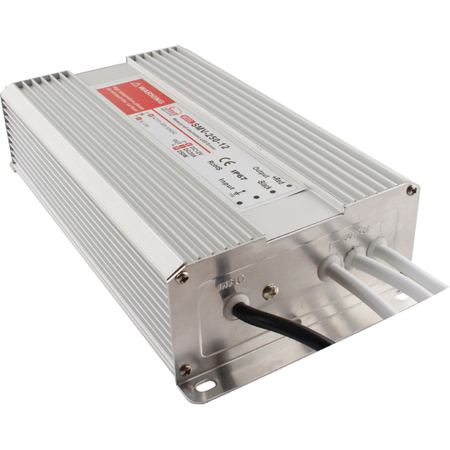 SMV Series 10W to 1000W 5V/12V/15V/24V/48V Constant Voltage Single Output Waterproof IP67 LED DRIVER