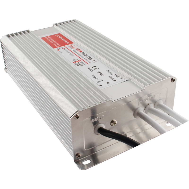 SMV Series 10W to 1000W 5V/12V/15V/24V/48V Constant Voltage Single Output Waterproof IP67 LED DRIVER