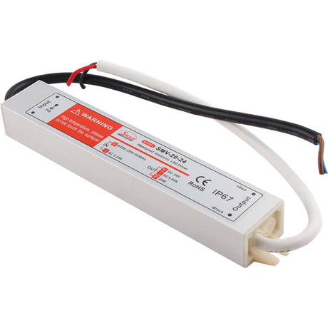 SMV-20 Waterproof Constant Voltage 12V/15V/24V 20W IP67 Power Supply