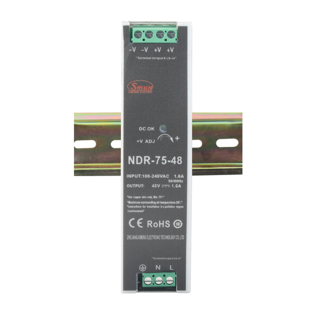 NDR-75 75W Din Rail Power Supply