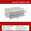 24VDC to 48VDC 3A to 42A Non-isolated Waterproof Step-up DC-DC Converter For Golf Car