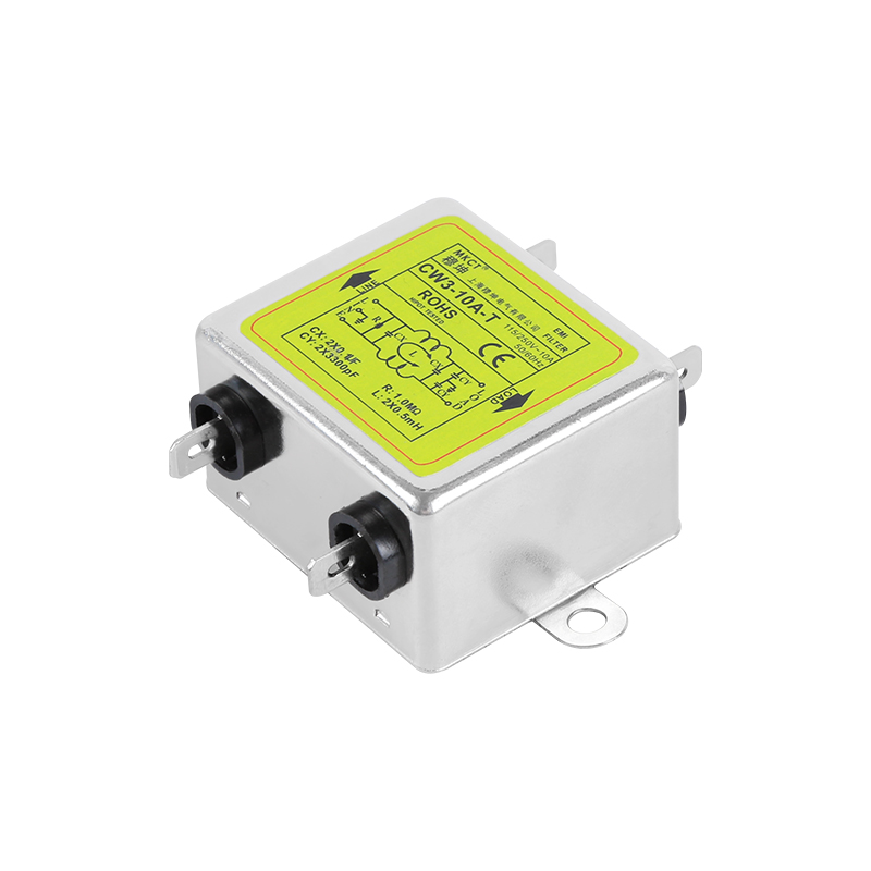 CW3-3A/6A/10A/20A/30A-T Insert Connection Single-Phase General Purpose Single Pole or Bipolar Power Filter EMI Filter