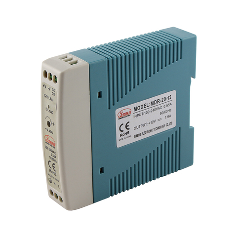 MDR Series 10W to 100W Single Output Thin Din Rail Industrial Power Supply