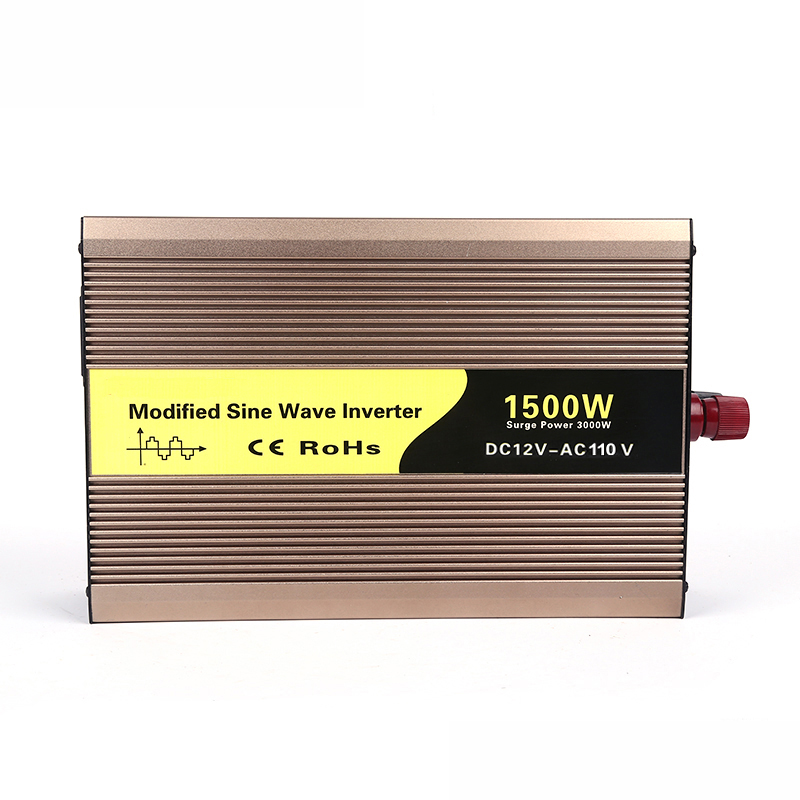 1500W DC12V/24V/48V ila 110VAC/220VAC Modifiye Araç USB İnvertörü