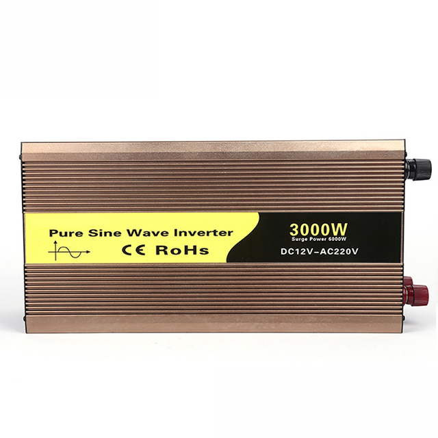 3000W Pure Sine Wave USB Power Inverter לרכב