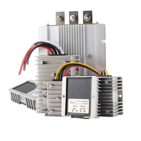 8-40V Input 13.8V 3A-55A Output DC-DC Boost Buck Power Converter