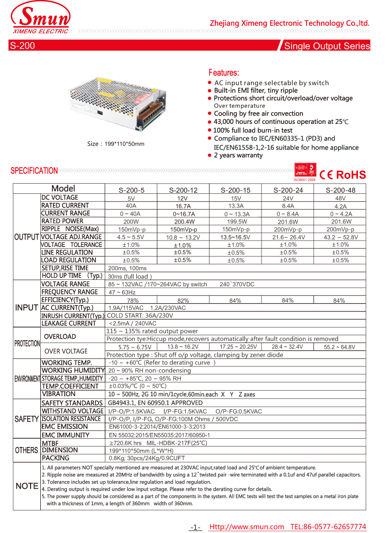 S-200 SPEC-1