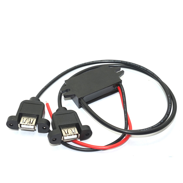 12V/24VDC سے 5VDC 3A غیر الگ تھلگ DC-DC کنورٹر ڈبل USB کے ساتھ