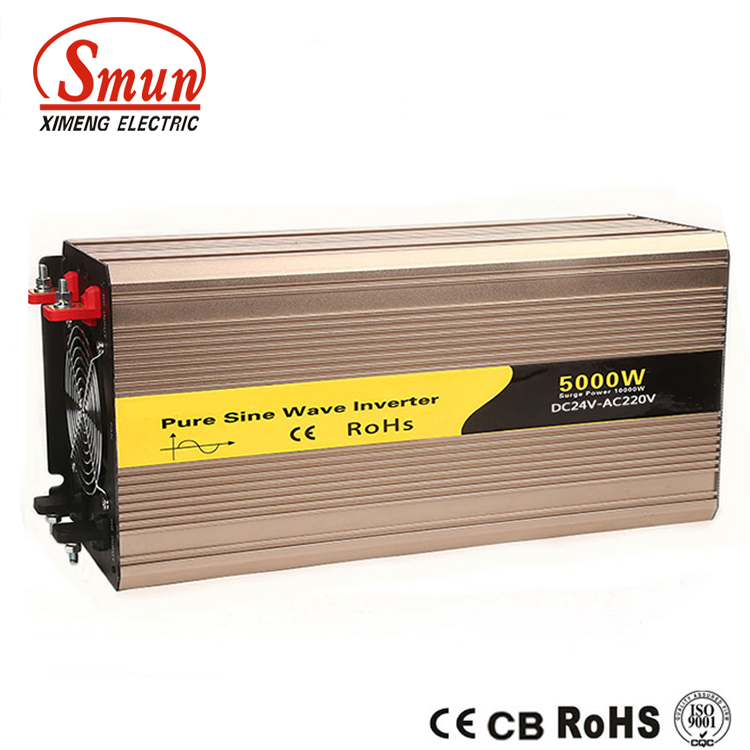 5000W Pure Sine Wave Inverter – DC 12V/24V/48V to AC, 10000W Surge, 90% Efficiency