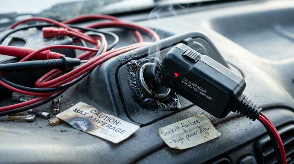 The Amperage Trap: Why High-Power Converters Can Melt Car Sockets
