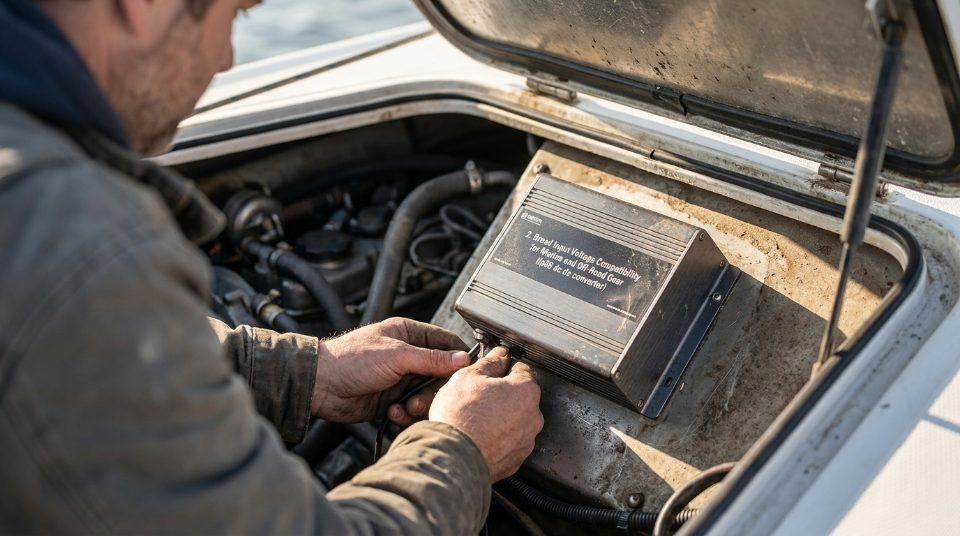 2. Broad Input Voltage Compatibility for Marine and Off-Road Gear
