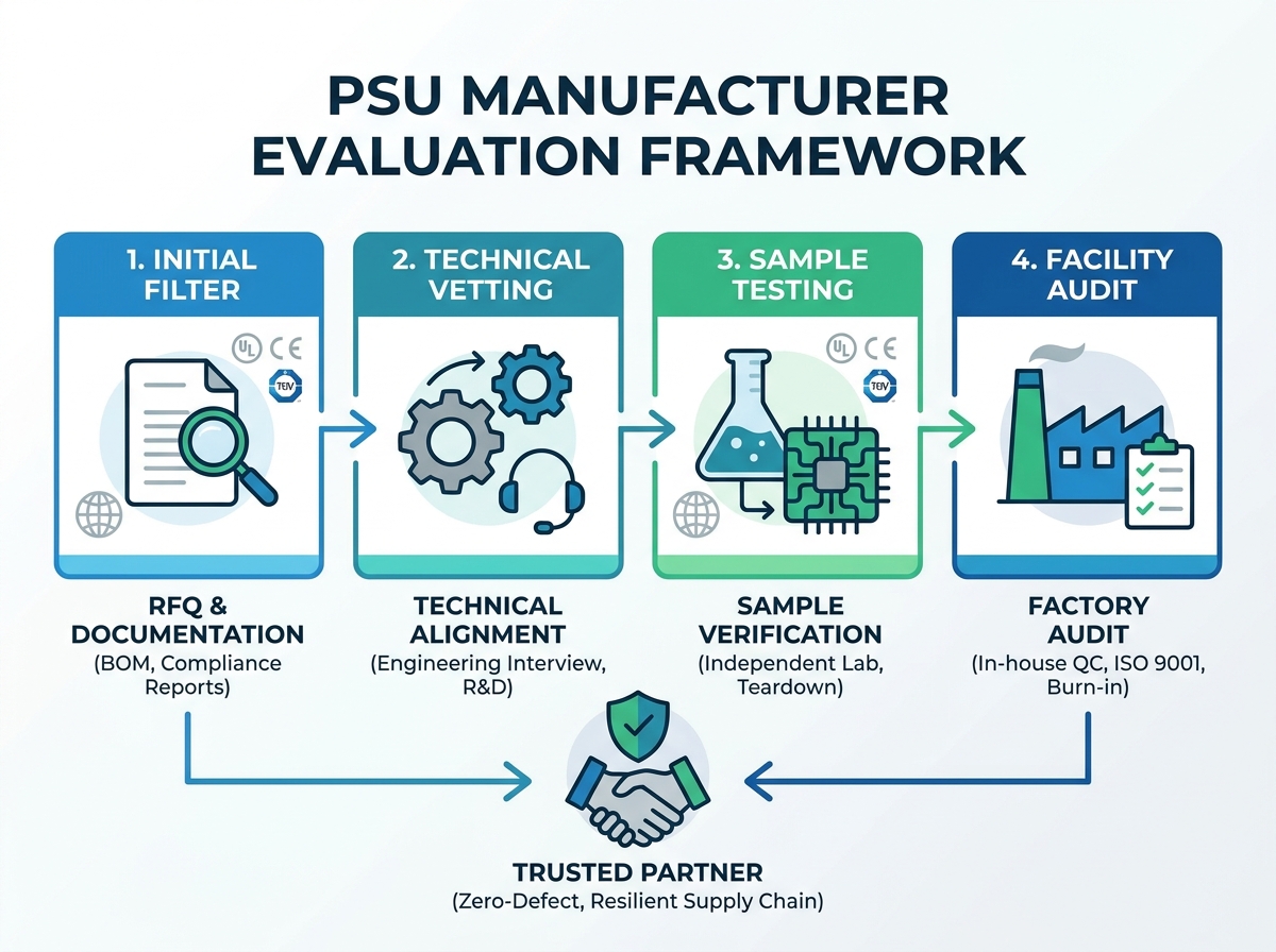 Evaluating a switching power supply manufacturer in China