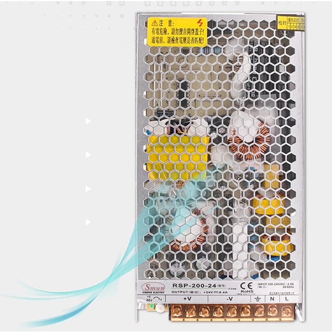 Manufacturing process for a 200W PFC power supply