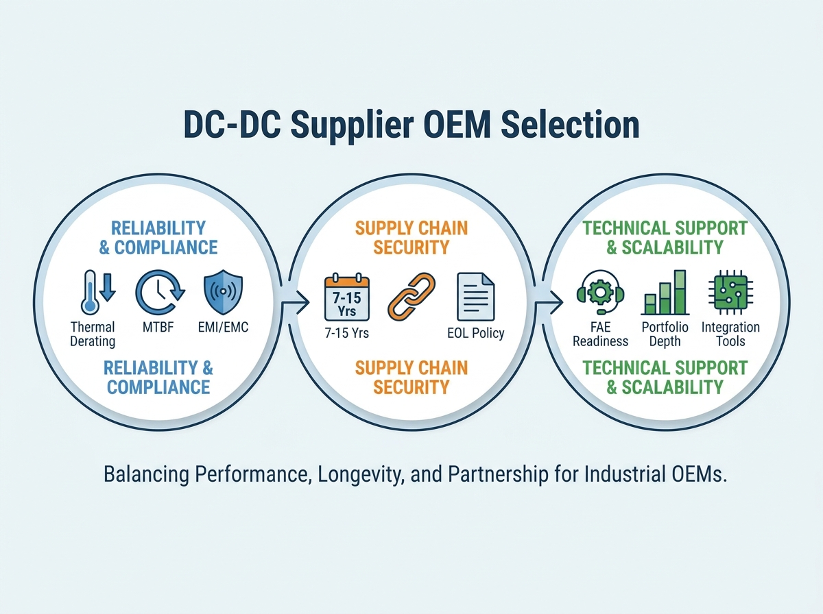 Industrial DC-DC Converter Supplier OEM Evaluation
